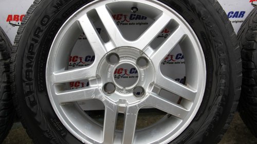 Set jante aliaj cu anvelope M+S de iarna 195 / 65 / R15 6JX15H2 cod: 98AB-DA 4X108 Ford Focus 1 model 2001