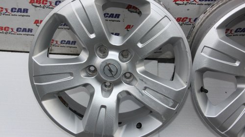 Set jante aliaj cu anvelope Opel Astra H R17 ET 46 17X7J 5X110 model 2007