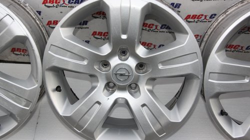 Set jante aliaj cu anvelope Opel Astra H R17 ET 46 17X7J 5X110 model 2007