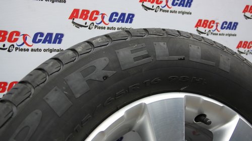 Set jante aliaj cu anvelope Pirelli 215 / 65 / R16 6.5JX16H2 ET 33 5X112 cod: 5N0601025A VW Tiguan 5N