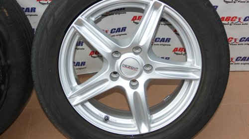 Set jante aliaj Dezent cu anvelope R16 Hankook VW Golf 5 model 2007