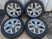 Set jante aliaj MITSUBISHI OUTLANDER an 2013 cu cauciucuri vara 225/55r18 cu mici probleme