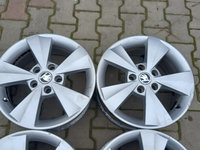 Set jante aliaj Skoda octavia 3 R16 ET 46 COD 5E0601025 C.