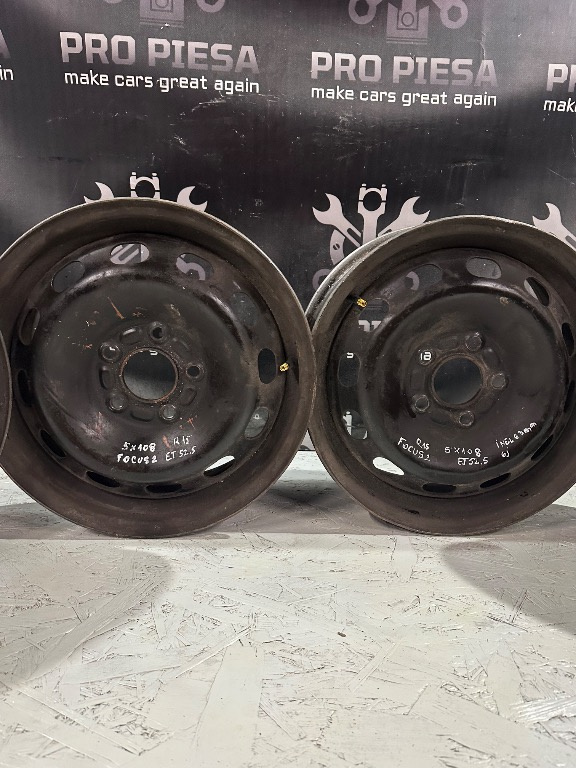 Set jante tabla Ford 5x108 ET 52.5 R15 Focus Fusion C-Max Fiesta - imagine 1