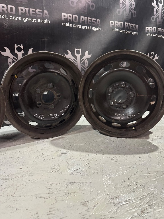 Set jante tabla Ford 5x108 ET 52.5 R15 Focus Fusion C-Max Fiesta - imagine 2