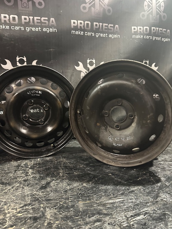 Set jante tabla R15 Dacia Logan Dacia Sandero 4x100 - imagine 2