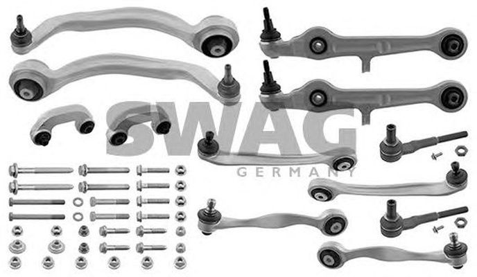 Set kit brate AUDI A4 Cabriolet 8H7 B6 8HE B7 SWAG 30 93 9404
