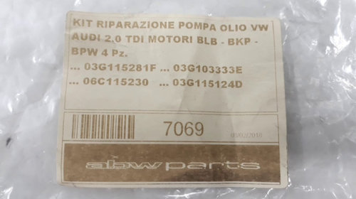 Set / Kit reparatie lant pompa ulei AUDI A4 A6 Vw PASSAT 2.0 TDI BMA,BKP,BMP,BPW,BLB,BNA,BRE,BRF