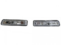 Set Lampa semnalizare aripa Bmw Seria 3 (E36) 12.1990-03.2000, X5 (E53) 01.1999-05.2003 BestAutoVest partea Dreapta+Stanga, silver-transparent , tuning