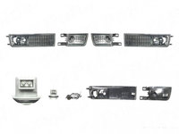 Set lampa semnalizare fata VW Golf 3 (1H) 1991-1999 , Vento 1992-1998, partea Stanga, cu pozitie, negru-transparent, tuning, Depo