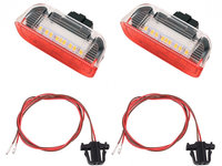 Set Lampi Cu Led Portiera Fata Alb/Rosu Seat Alhambra 1 1996-2010 BTLL-060 (V-180605) 289701