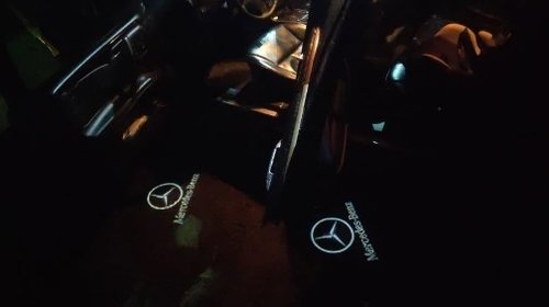 Set lampi dedicate cu logo 3D Mercedes W210 Sprinter Viano Vito