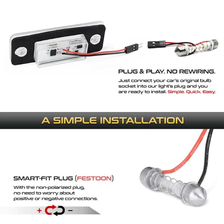 Set lampi led numar Audi A8/S8 D3 4E 200