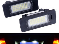 Set lampi led numar Bmw E39,E60,E61,E90,E91,E70,E71,seria 3 5 X