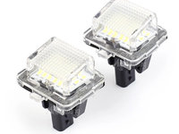 Set lampi LED numar Mercedes Benz C CLA CLS E ML W204 W205 W212 W218