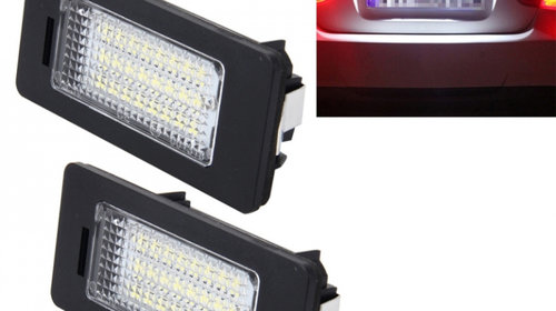 Set Lampi Numar Inmatriculare Led Audi A4 B8 2010→ 4 Usi / 5 Usi BTLL-010