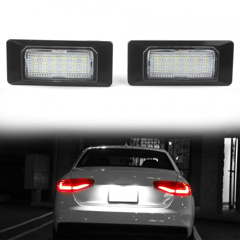 Set Lampi Numar Inmatriculare Led Audi A