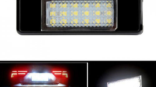 Set Lampi Numar Inmatriculare Led Citroen C5 3 2008→ 4 Usi / 5 Usi PC101-7603