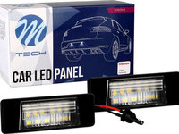 Set Lampi Numar Inmatriculare Led M-Tech Nissan X-Trail 2 2007-2013 CLP106