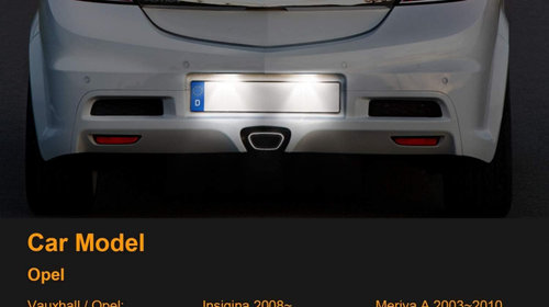 Set Lampi Numar Inmatriculare Led Opel Corsa C 2000-2006 O101-71001