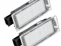 Set Lampi Numar Inmatriculare Led Renault Clio 3 2005-2014 3 / 5 Usi R101-71601