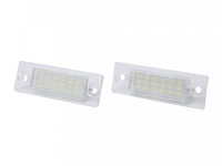 Set Lampi Numar Inmatriculare Led Skoda Superb 1 2001-2008 Sedan W104-7403