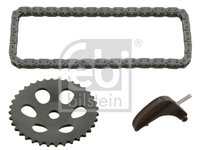 Set lant, antrenare pompa ulei (33839 FEBI BILSTEIN) SEAT,SKODA,VW