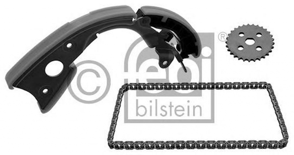 Set lant pompa ulei AUDI A4 Cabriolet 8H7 B6 8HE B7 FEBI 48410
