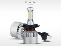 Set LED H4 H7 H11 28W 6500K