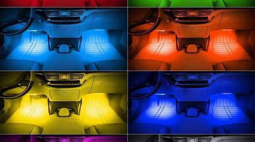 Set Lumini Ambientale Rgb Interior RGB-15 SMD