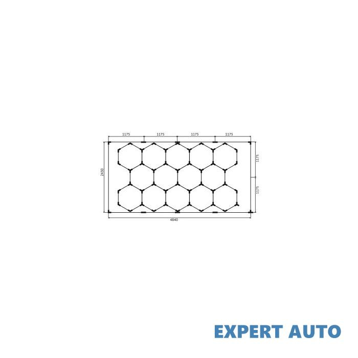 Set lumini led hexagonale cod: hex1 #7