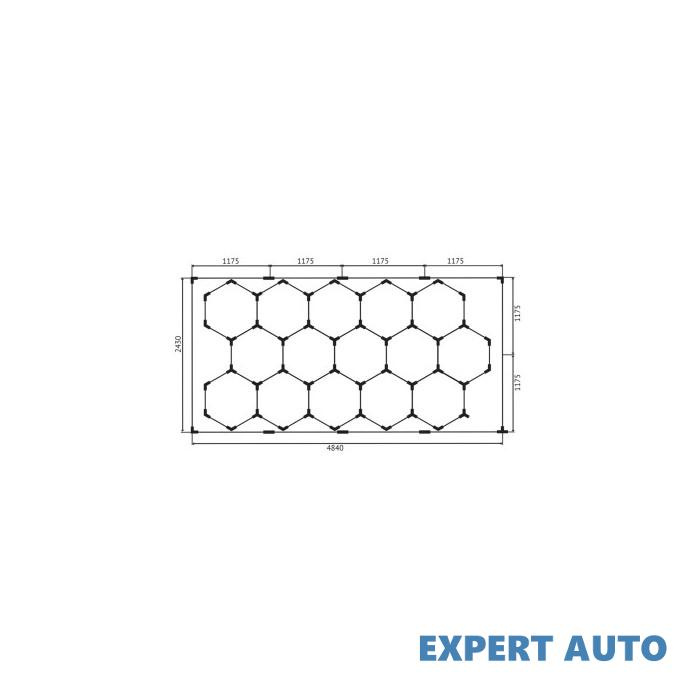 Set lumini led hexagonale cod: hex2 #7