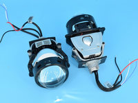 Set lupe LED far 12V cu 2 faze 43/55W 5500K H8 Bi-LED AL-080321-5