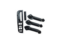 Set maner usa Skoda Superb 1 (3U) 2002-2006, VW Bora, Golf 4, Passat B5 1996-2005, interior parte montare Fata, Spate, RapidAuto 9541U8, 3 manere si rama comutatoare