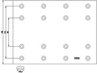 Set material frictiune sabot frana 1993102 TEXTAR pentru Vw Beetle Vw Carocha Vw Coccinelle Vw Escarabajo Vw Fusca Vw Kaefer Vw Kever Vw Super Bmw Seria 5 Bmw Seria 7 Volvo S40 Volvo 760 Volvo 340-360 Vw Bora Vw Jetta Nissan Navara Nissan Pick