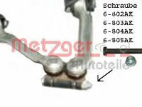 Set montare, legatura AUDI A4 Cabriolet (8H7, B6, 8HE, B7) (2002 - 2009) METZGER 55002118