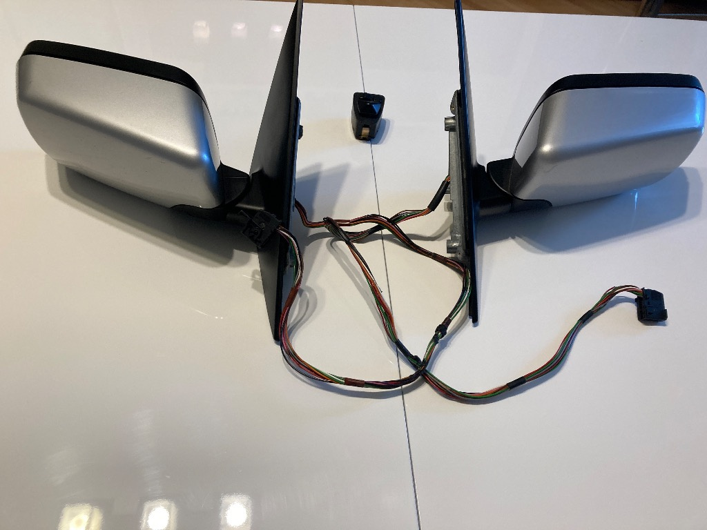 Set Oglinzi BMW E46 Rabatabile Incalzite cu memorie - mufa 12 pini
