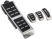 Set ornamente pedale AUDI A4 B8 2007-,A5 2007- A6 2011- A7 2010-,A8 2009- Q3 2011- Q8 2008- nou