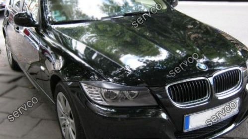 Set ornamente pleoape faruri BMW E90 E91 plastic ABS v2