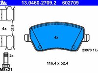 Set placute ate fata pt dacia model dupa 2008