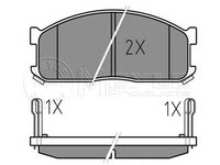 Set placute de frana 025 200 0215 W MEYLE pentru Mazda Bongo Mazda E-serie Ford Econovan Kia Besta