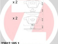 Set placute de frana 23912 185 1 ZIMMERMANN pentru Volvo C70 Volvo S40 Volvo V50 Opel Vectra Ford Focus Volvo V40 Mazda 3