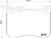 Set placute de frana 2517901 TEXTAR pentru Mercedes-benz Sl