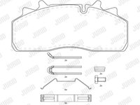 Set placute de frana 2915905390 JURID pentru Nissan Almera Volvo V50