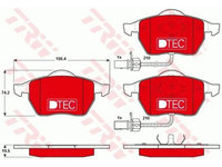 Set placute de frana Audi AUDI A4 Cabriolet (8H7, B6, 8HE, B7) 2002-2009 #3 0252301820PD