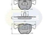 Set placute de frana BMW X5 E53 COMLINE CBP01096