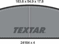 Set placute de frana CHRYSLER BBDC 300C TEXTAR 2416401