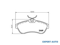 Set placute de frana Citroen C2 (JM_) 2003-2016 #2 0252340919