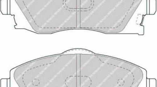 Set placute de frana fata Opel Corsa C - Cel 