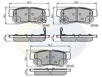 Set placute de frana HYUNDAI SANTA FÉ I SM COMLINE CBP3935